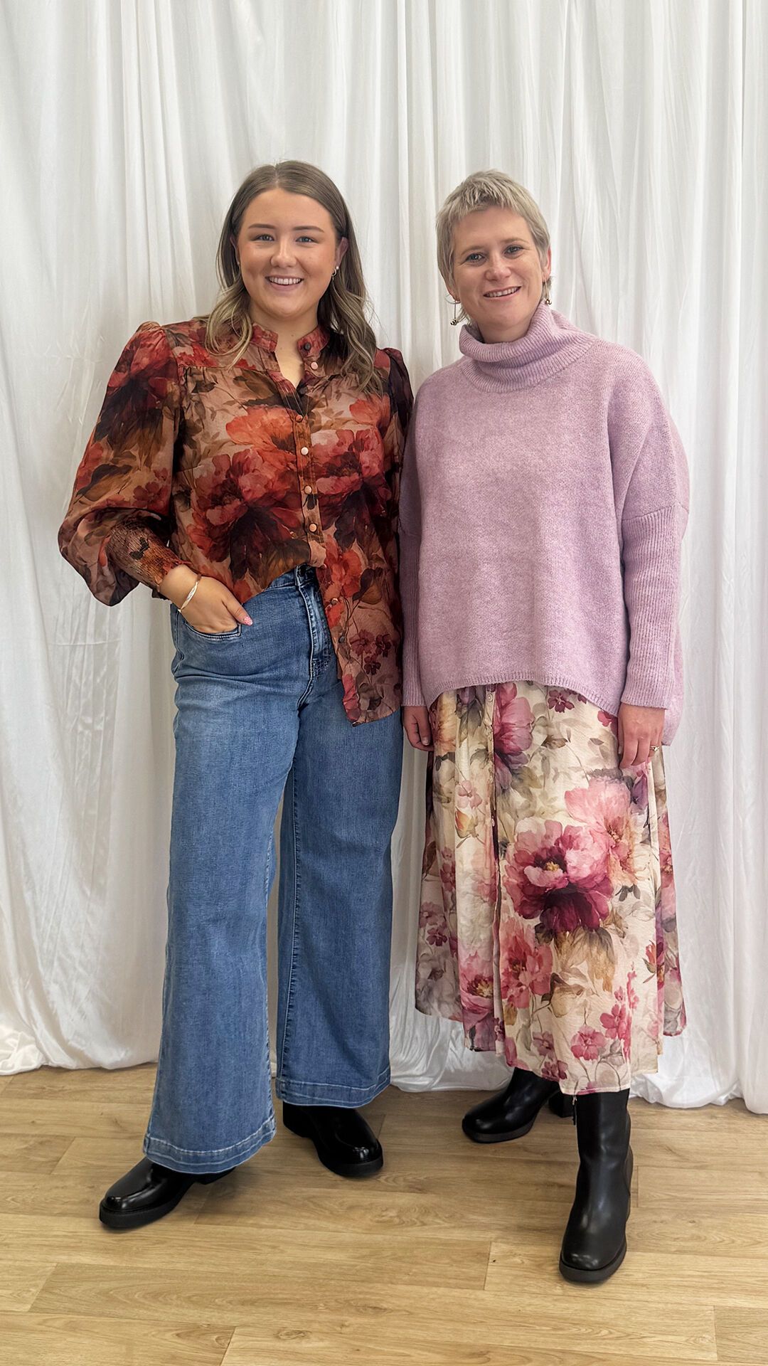 style items clothing on different bodies
